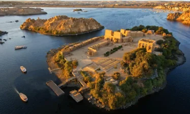 6 Days Cairo and Aswan with Abu Simbel Temple Philae-Temple-Island-from-the-top