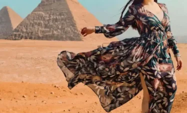 Discover Cairo in 3 Days: Pyramids, Museums & Cultural Wonders a-wonderful-shot-of-a-tourist-in-front-of-the-pyramids