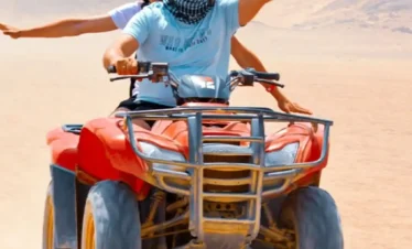 Quad Biking in Sharm El-Sheikh Desert A-wonderful-shot-of-two-people-riding-a-quad-bike-from-one-of-the-safari-trips-in-Hurghada
