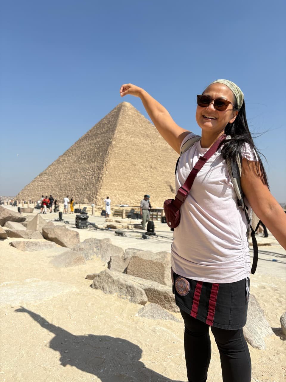Panorama of the Pyramids of Giza