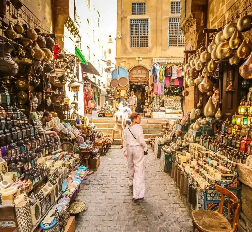 Egypt Nile Cruise Deals: Best Prices, Packages & Last Minute Offers 2026 A-wonderful-photo-of-some-female-tourists-in-Khan-El-Khalili 3