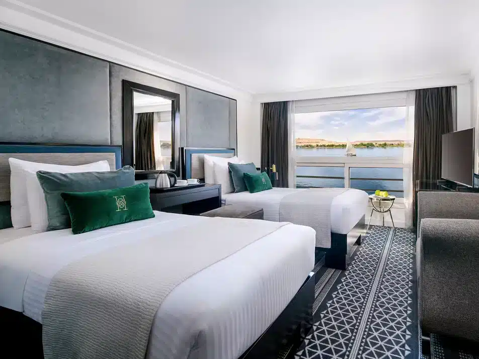 Movenpick Hamees Nile Cruise 2026: 5-Star Luxor to Aswan from $840 Movenpick Hamees cabin 2