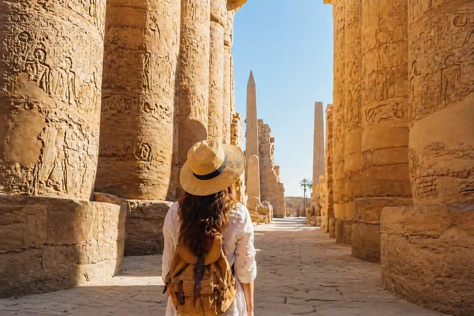 Is It Dangerous to Travel to Egypt Now ? Honest Safety Guide for 2026 Solo female traveller at Karnak Temple Luxor Egypt 2026