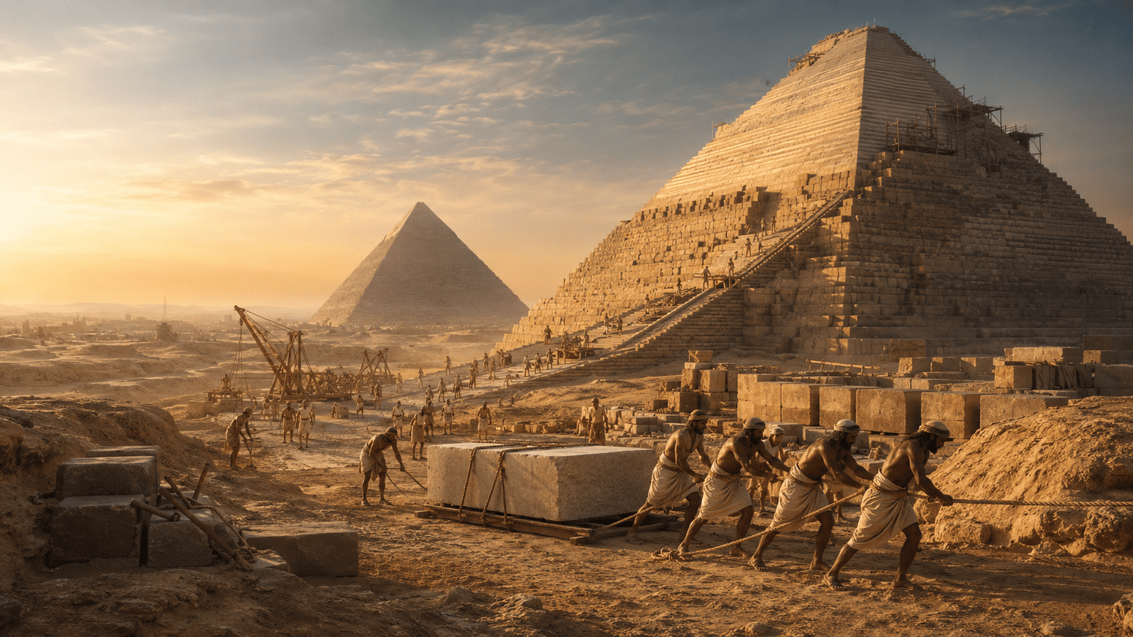 How Were the Pyramids of Giza Built