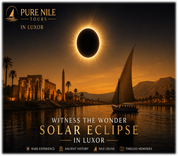 Solar Eclipse Egypt 2027 — 6 Min 23 Sec Over Luxor Temples