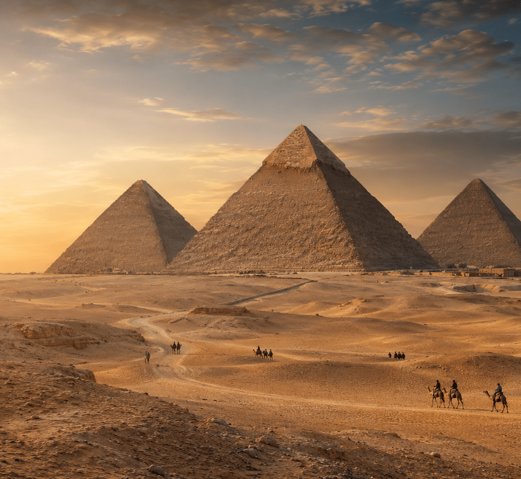 pyramids of giza