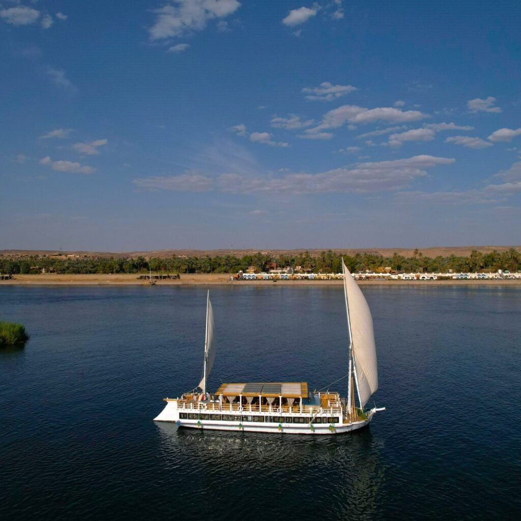 Ben's Dahabiya luxury sailing boat on the Nile River