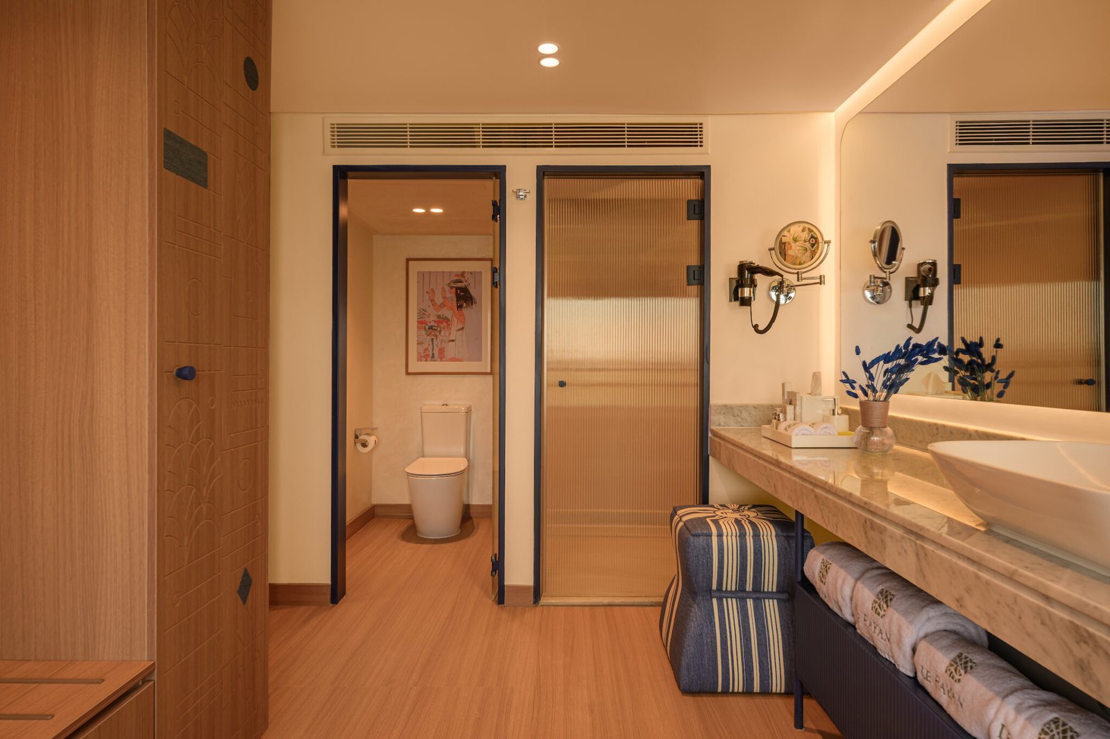 Le Fayan Suites Nile Cruise Review 2026–2027: Pros, Cons & Guest Experiences Le Fayan Suites bathroom interior showing premium accommodation finish