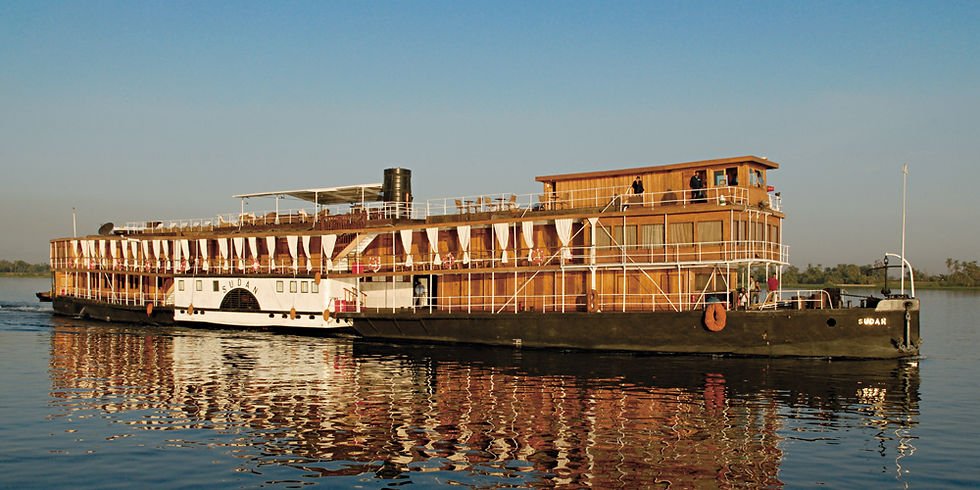 All Tour SS Sudan historic steamship sailing on the Nile