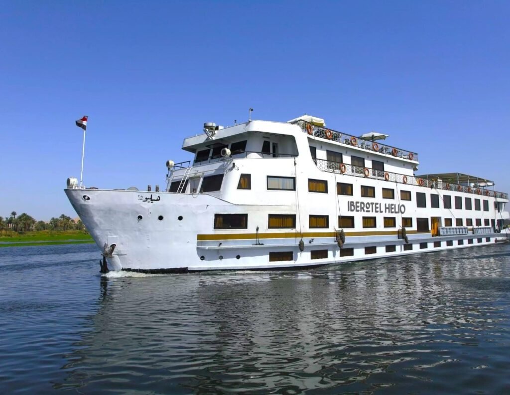 Iberotel Helio Nile Cruise sailing between Luxor and Aswan