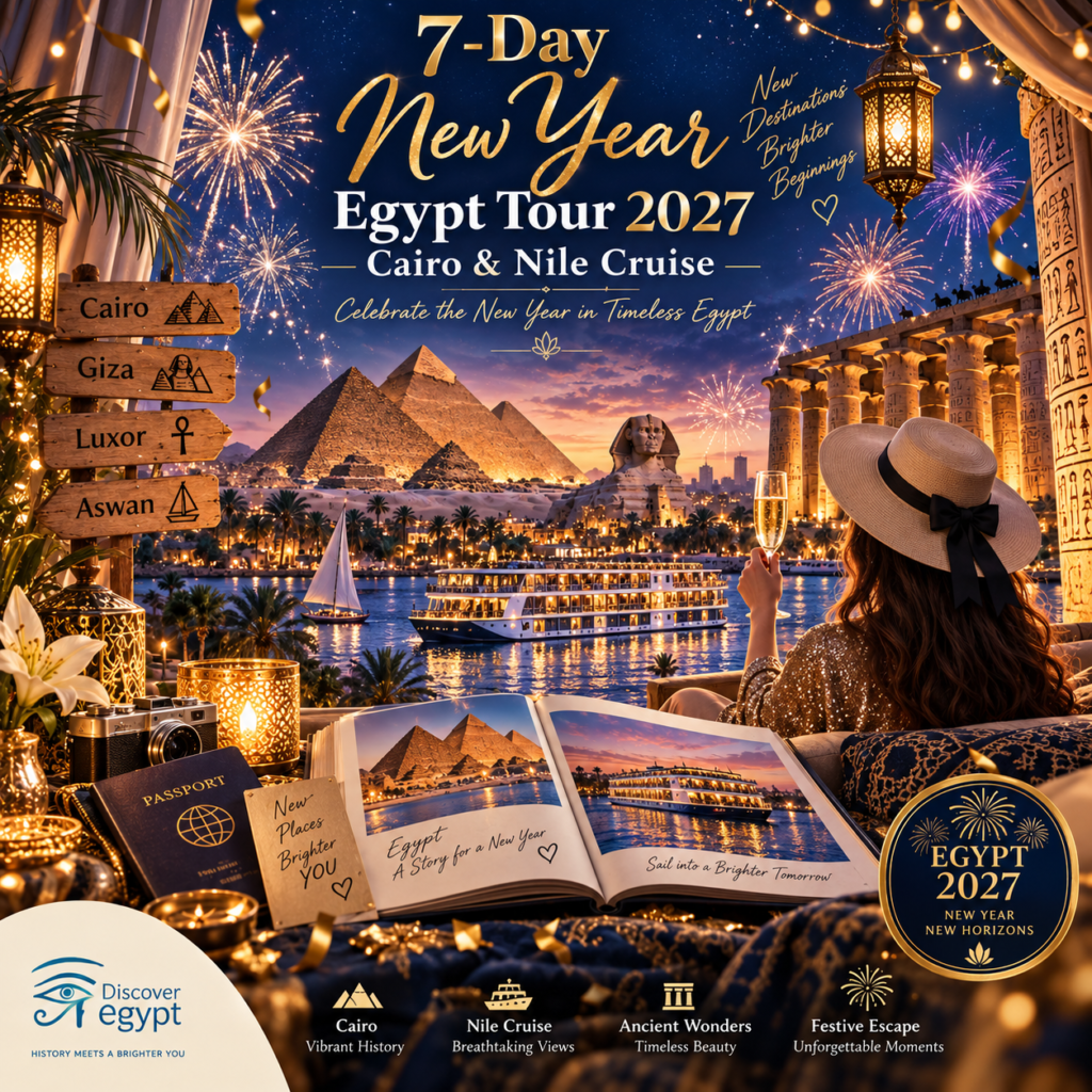 7-Day New Year Egypt Tour 2027 – Cairo, Aswan, Luxor and Nile Cruise