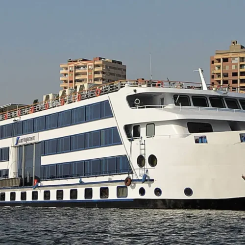 Blue Shadow II Nile cruise ship exterior on the Nile